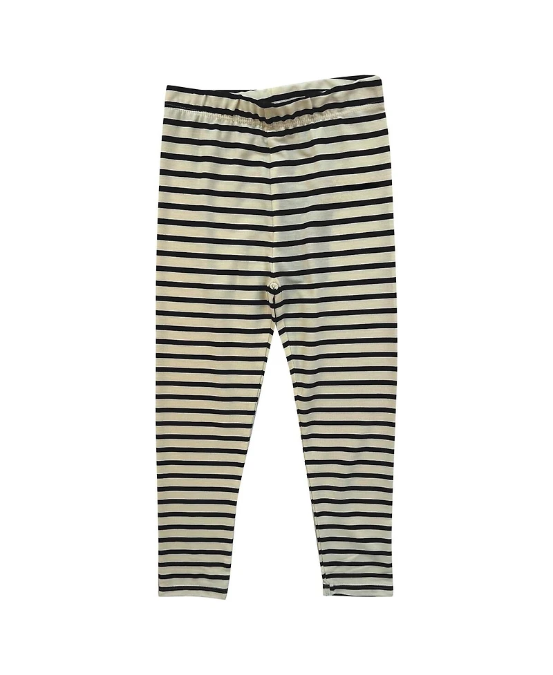 Wes & Willy Baby Boys and Girls Purdue Boilermakers Long Sleeve Top Striped Leggings Set