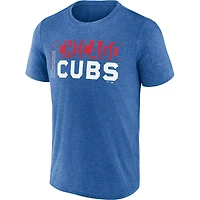 Fanatics Men's Heather Royal Chicago Cubs Fundamentals Shoot For The Sky T-Shirt