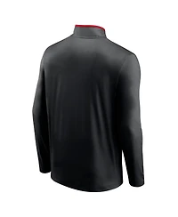 Fanatics Men's Black D.c. United Lineup Quarter-Zip Jacket