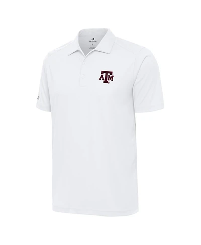 Antigua White Texas A M Aggies Tribute Polo Shirt