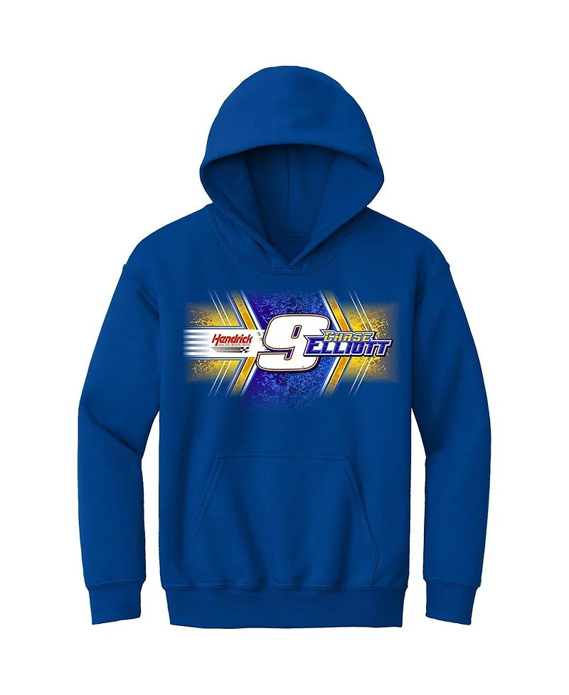 Hendrick Motorsports Team Collection Big Boys and Girls Royal Chase Elliott Napa Car Pullover Hoodie