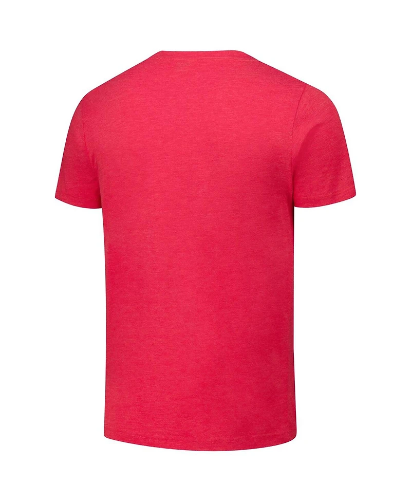 Homage Men's and Women's Red Indiana Fever Team Spirit Tri-Blend T-Shirt