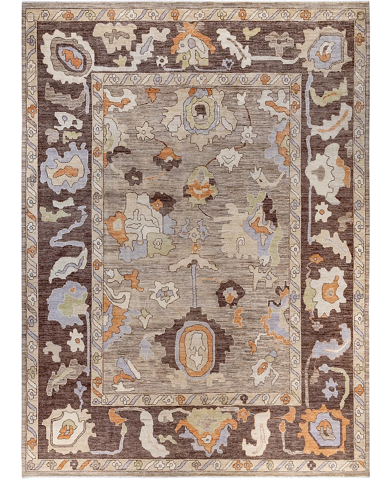 Adorn Hand Woven Rugs Colorful Oushak M1945 10'2''x13'9'' Area Rug