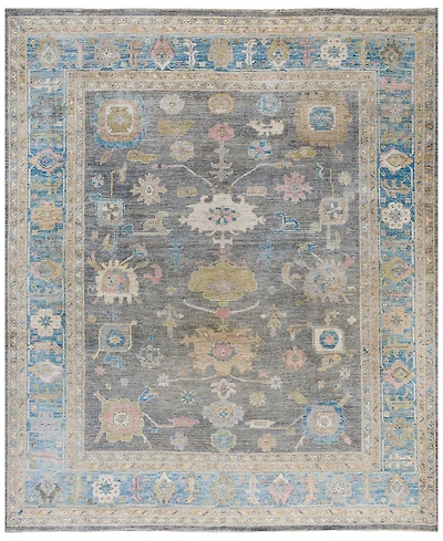Adorn Hand Woven Rugs Colorful Oushak M1945 8'3''x9'10'' Area Rug