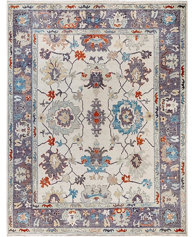 Adorn Hand Woven Rugs Colorful Oushak M1945 9'2''x11'10'' Area Rug
