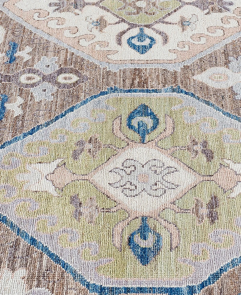 Adorn Hand Woven Rugs Colorful Oushak M1945 9'1''x11'10'' Area Rug