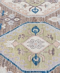Adorn Hand Woven Rugs Colorful Oushak M1945 9'1''x11'10'' Area Rug