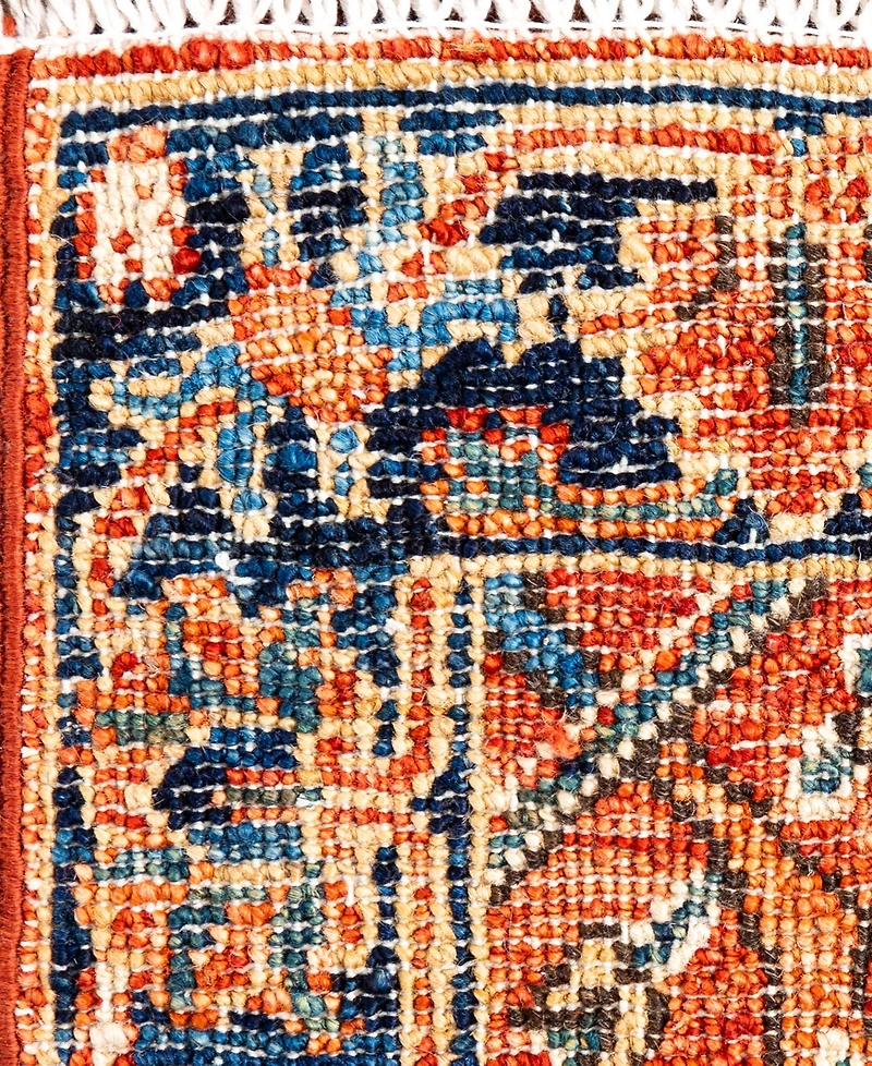Adorn Hand Woven Rugs Serapi M1945 2'8''x9'9'' Runner Area Rug