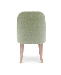Mid-Century Modern Upholstered Boucle Dining Chair (Set of 6)