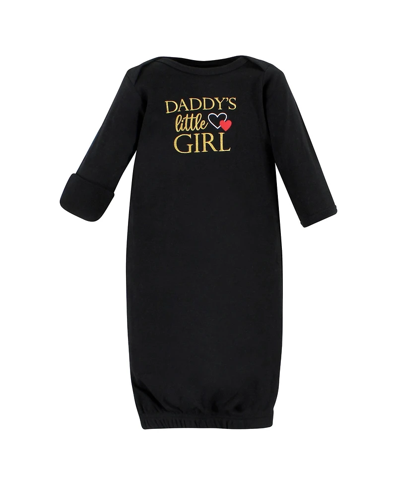 Hudson Baby Girls Extra Soft Cotton Gowns