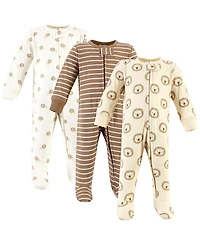 Hudson Baby Boys Premature Soft Cotton Romper for Playtime & Naps