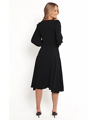 Petal and Pup Women's Franklin Long Sleeve Midi Dress