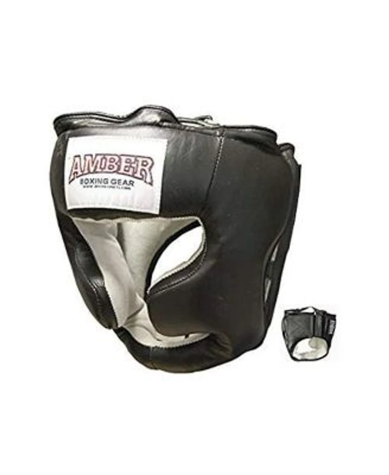 Amber Fight Gear Headgear With Cheek Protectors X Large