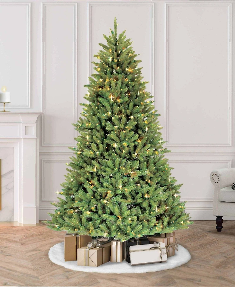 Puleo 9FT Pre-Lit Franklin Fir Artificial Christmas Tree