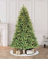 Puleo 9FT Pre-Lit Franklin Fir Artificial Christmas Tree