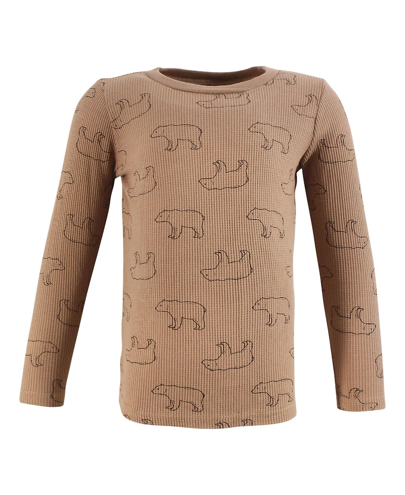 Hudson Baby Boys Warm Long-Sleeve T-Shirt Collection 5-Pack