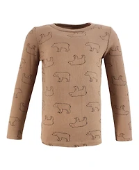 Hudson Baby Boys Warm Long-Sleeve T-Shirt Collection 5-Pack