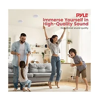 Pyle PWRC62 6.5" Weather Proof 2-Way In-Ceiling/In-Wall Stereo Speaker - 300W, Single Speaker