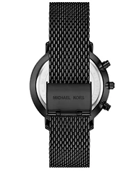 Michael Kors Men's Blake Multifunction Black Ip Mesh Watch, 42mm