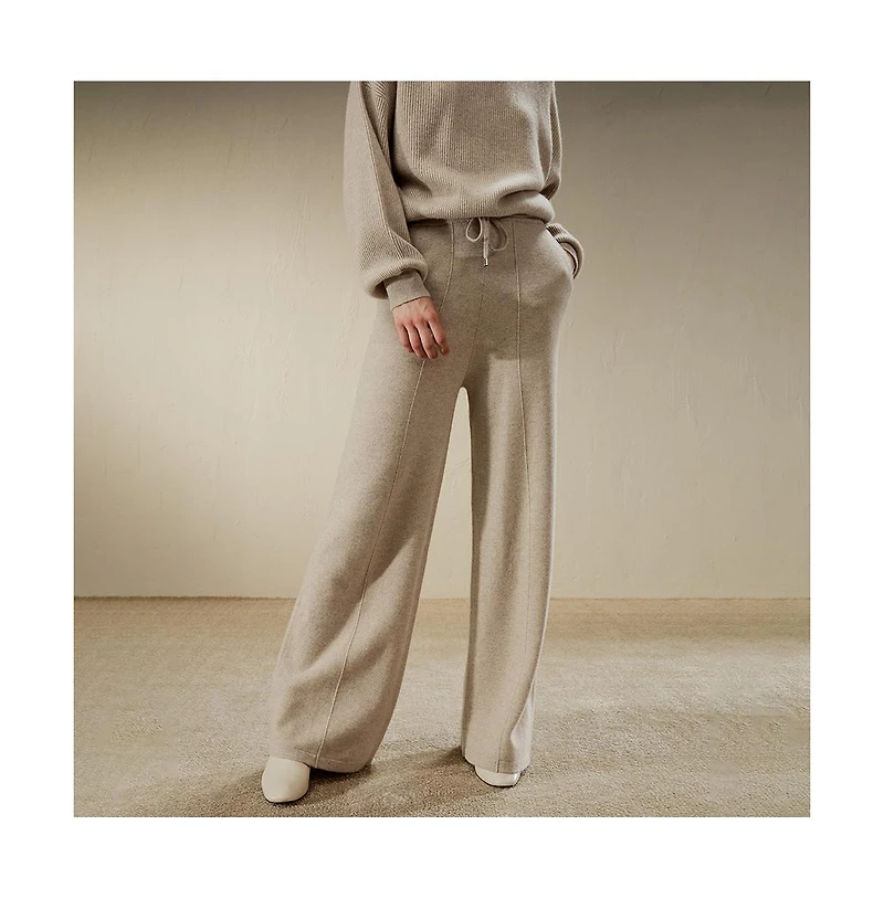 Lilysilk Women's Fluid Cashmere Sweatpants