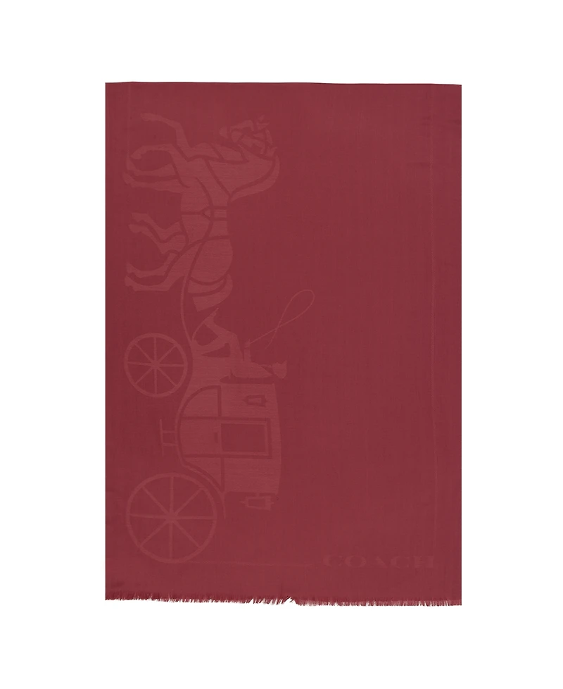 Coach Women's Jumbo Horse and Carriage Wrap