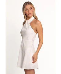 Petal and Pup Women's Betsy Halterneck Mini Dress
