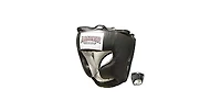 Amber Fight Gear Professional LeatherBoxing Headgear for Training Sparring Kickboxing, Mma, Muay Thai Headgear (Medium)