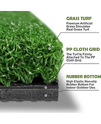 Wosofe Golf Mat Chipping Hitting 25" x16" 3in1 Foldable