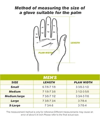 Wosofe Golf Glove for Men's Left Hand White Soft Leather Breathable Professional Golf Hand Wear