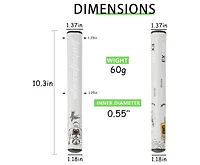 Wosofe Golf Putter Grip Lightweight and Comfortable Advanced Texture Control and High-feedback Golf Putter Grip Stroke Enhancement Soft & Tacky Superi