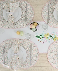 Design Imports Spring Bunny Printed Cotton Placemats, Set of 4