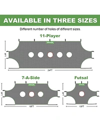 Wosofe Soccer Goal Target Soccer Training Equipment Net with Scoring Zones Improve Kick Practice Shooting and Goalshot Accuracy Training，24FT8F