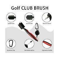 Wosofe Golf Ball Carry Bag Golf Tee Holder Pu Waterproof Material, Portable Waist Bag with Hooks Golf Accessories Can Hold 3 Golf Balls and 3 Tees, fo