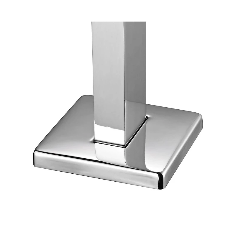 Aquaterior Shower Faucet Set Wall Mount Concealed Mixer Valve Rain Shower Chrome