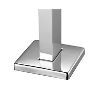 Aquaterior Shower Faucet Set Wall Mount Concealed Mixer Valve Rain Shower Chrome