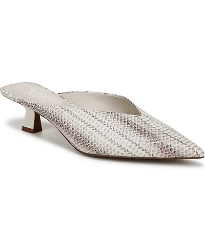 Franco Sarto Women's Jayda Pointed Toe Kitten Heel Mules