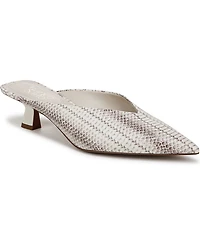 Franco Sarto Women's Jayda Pointed Toe Kitten Heel Mules