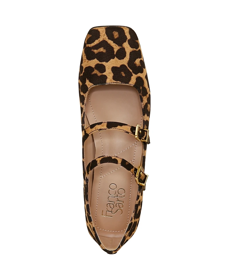 Franco Sarto Women's Tesoro Square Toe Mary Jane Flats
