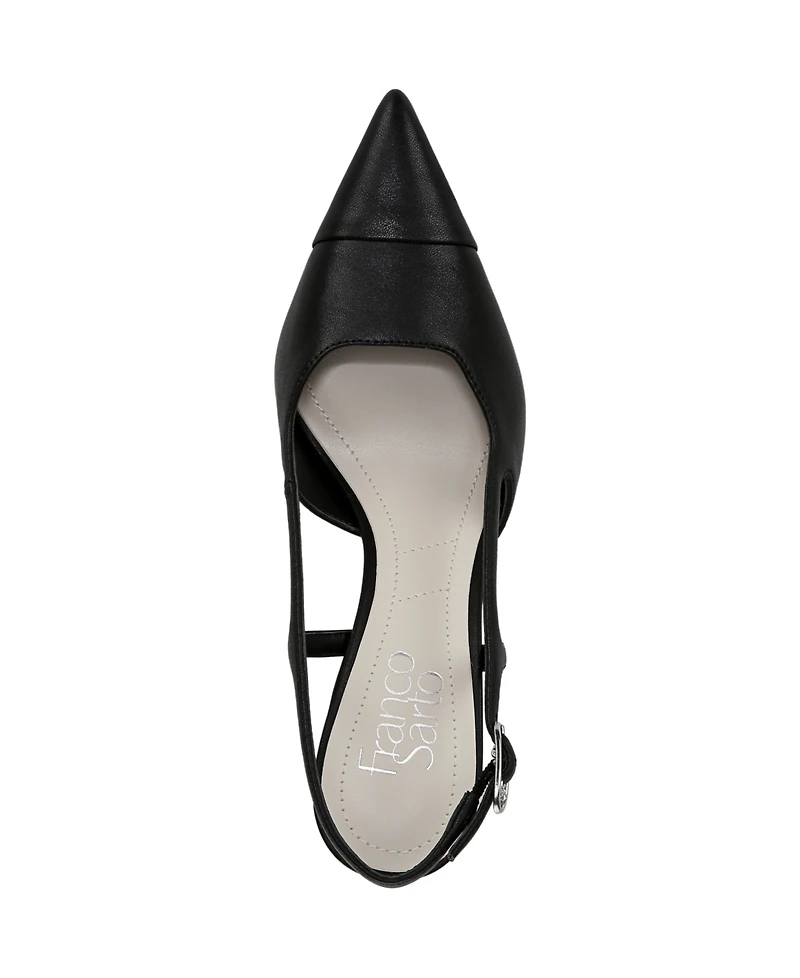 Franco Sarto Women's Sabrina Pointed Toe Slingbacks Pumps