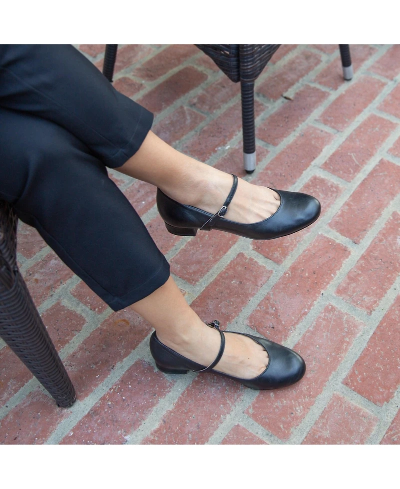 Alterre Women's Black Twiggy Customizable Ballet Flats