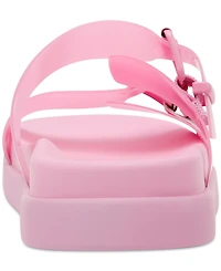 Dv Dolce Vita Women's Ubar Double Buckle Footbed Flat Sandals