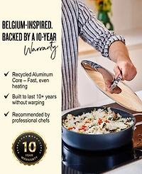 Alva Maestro 3pc Ceramic Nonstick 3.5 qt. Saute Pan & 11" Frying Pan Set