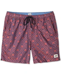 Scotch & Soda Men's Diamond-Pattern Swim Trunks