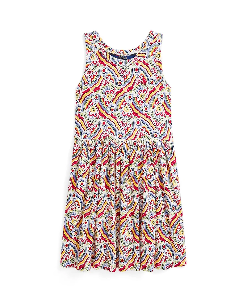 Polo Ralph Lauren Toddler and Little Girls Riviera-Print Jersey Dress
