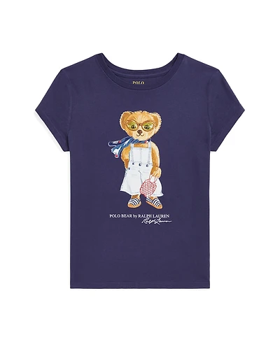 Polo Ralph Lauren Big Girls Polo Bear Jersey T-Shirt