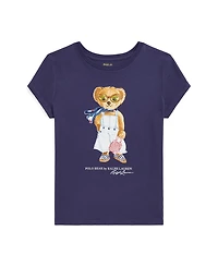 Polo Ralph Lauren Big Girls Polo Bear Jersey T-Shirt