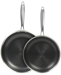 Sedona Kitchen Glidesteel Stainless Steel Nonstick 2-Pc. Frypan Set