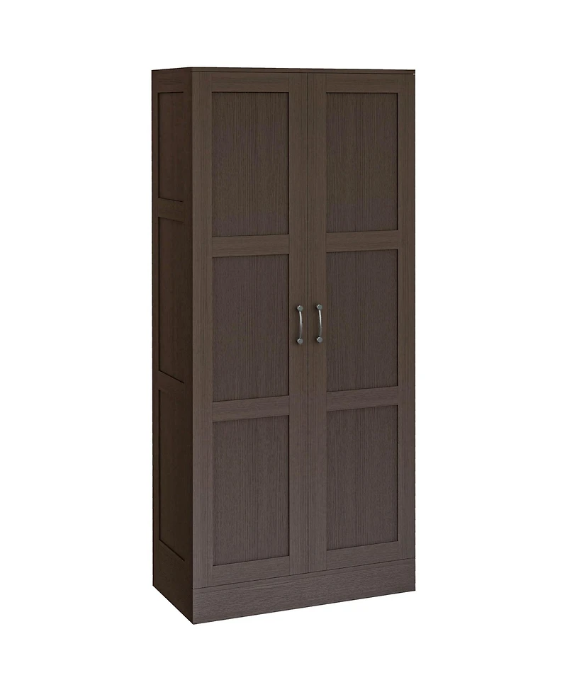 Homcom Storage Cabinet w/ Storage Shelves, Pantry Cupboard Cabinet