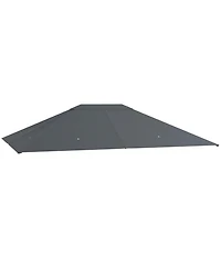 Outsunny 10' x 13' Gazebo Canopy Replacement Roof for 84C-116, Light