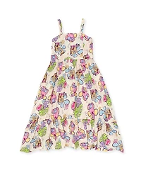 SpongeBob SquarePants Girls Square Neck Smocked Cami Maxi Dress